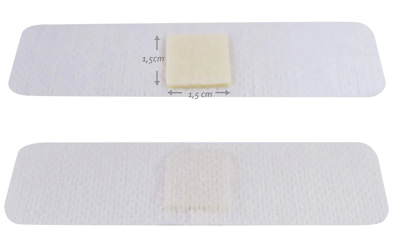 Rudablock, Hæmostatisk plaster, 2,5 x 8,6 cm, ster