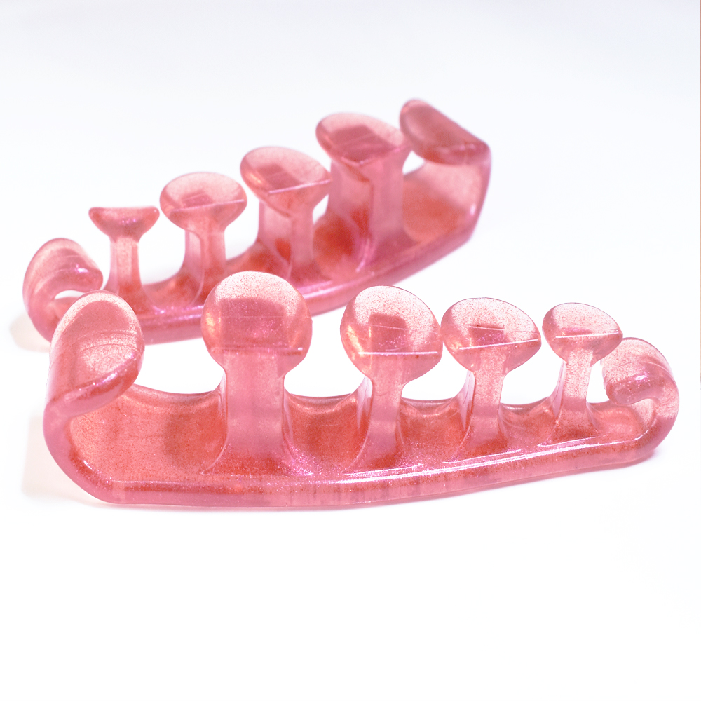 Deramed, Tå adskiller, alle tæer, One size, pink, 