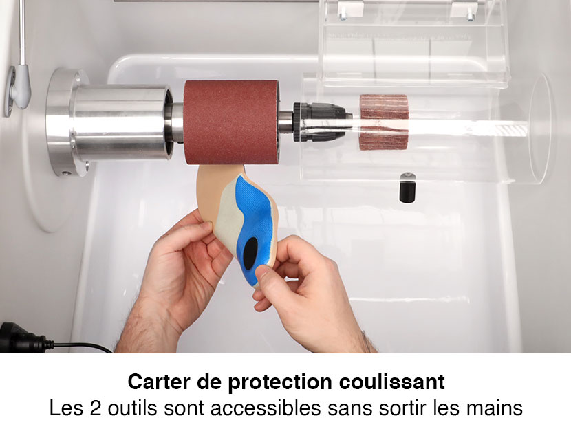 Slibemaskine, COSY, bordmodel til indlæg