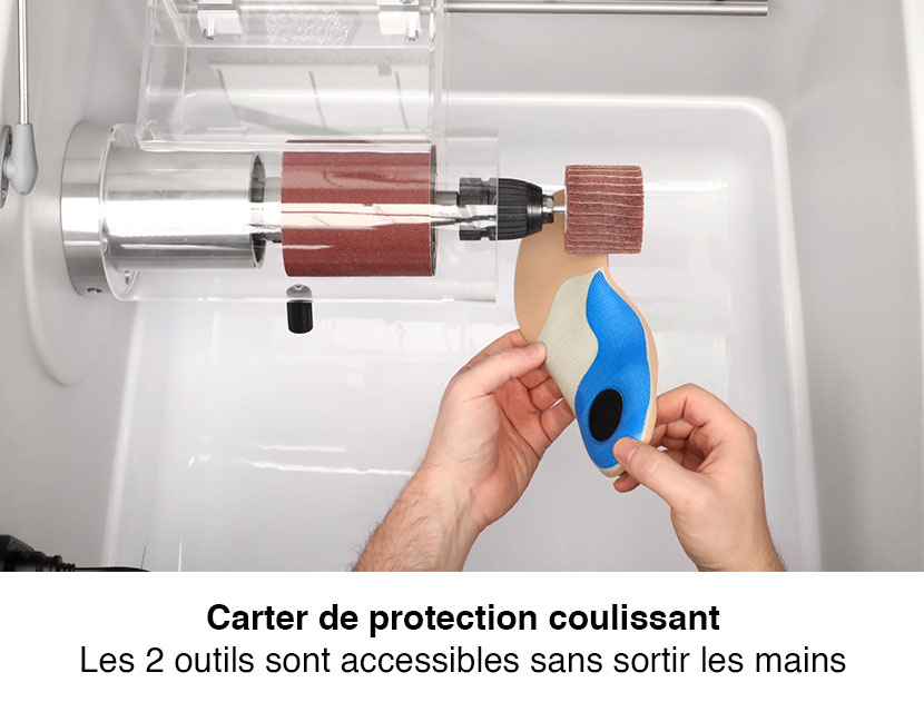 Slibemaskine, COSY, bordmodel til indlæg