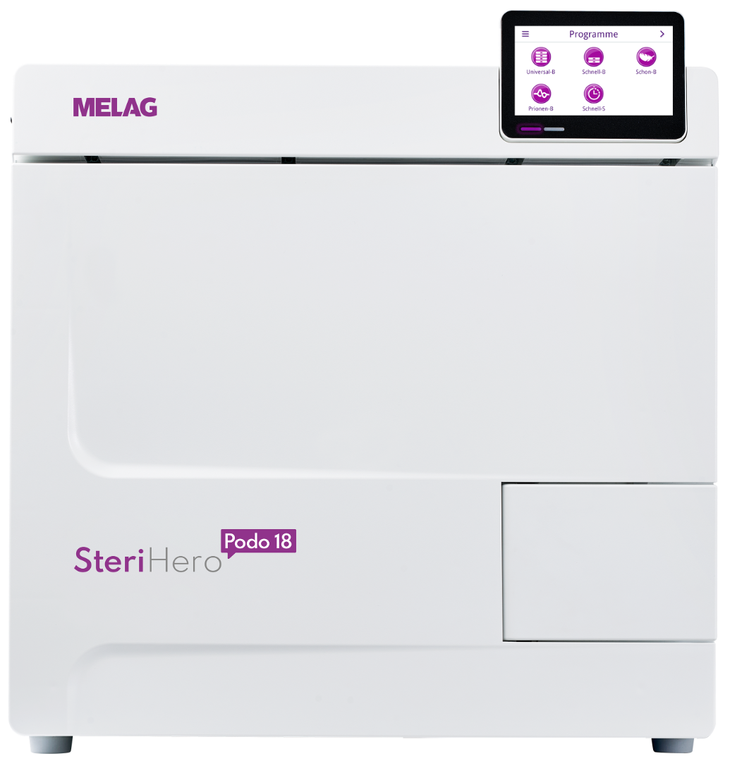 Melag, Autoklave, SteriHero Podo 18, Class-B, 17 l