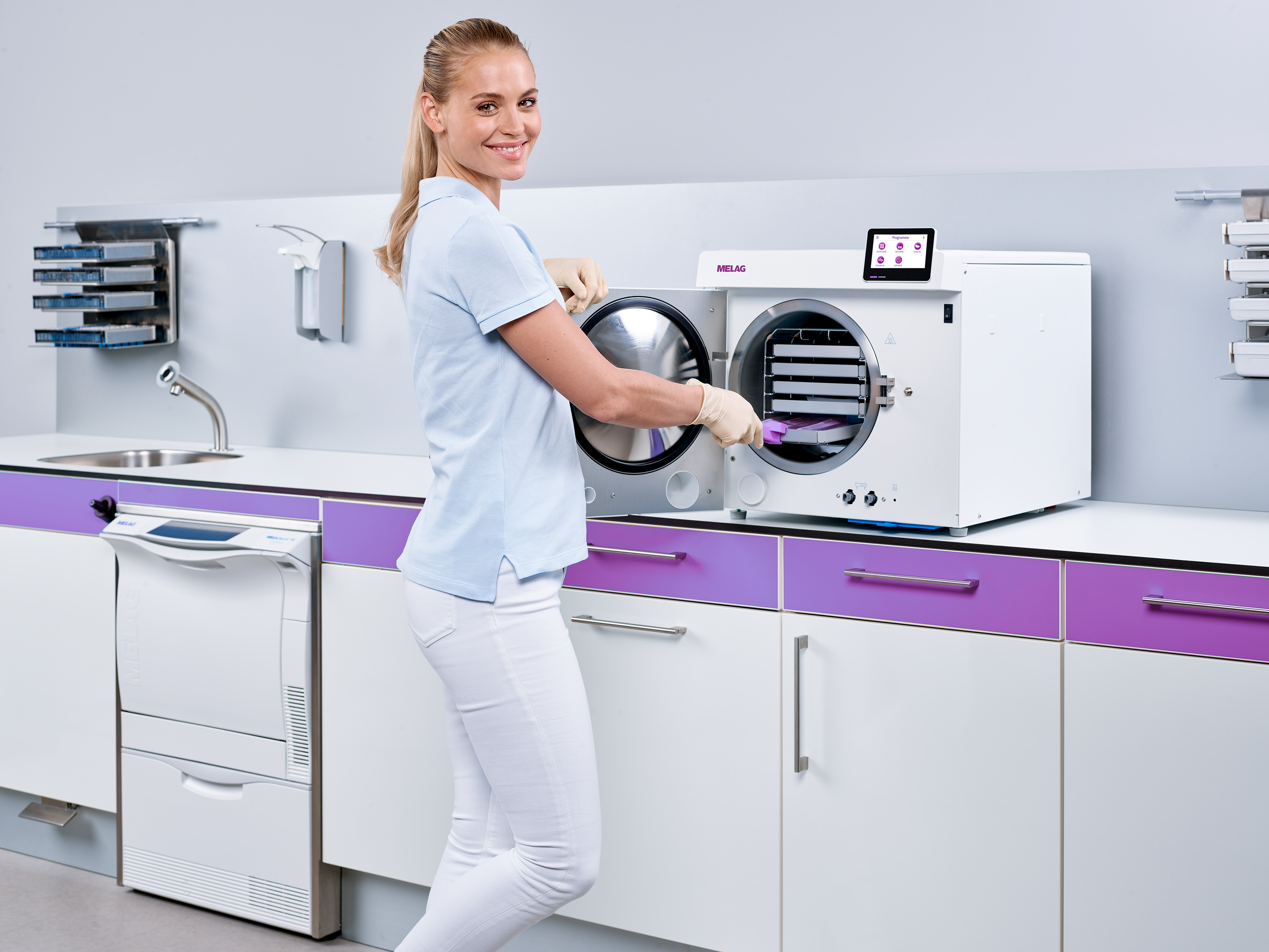 Melag, Autoklave, SteriHero Podo 18, Class-B, 17 l